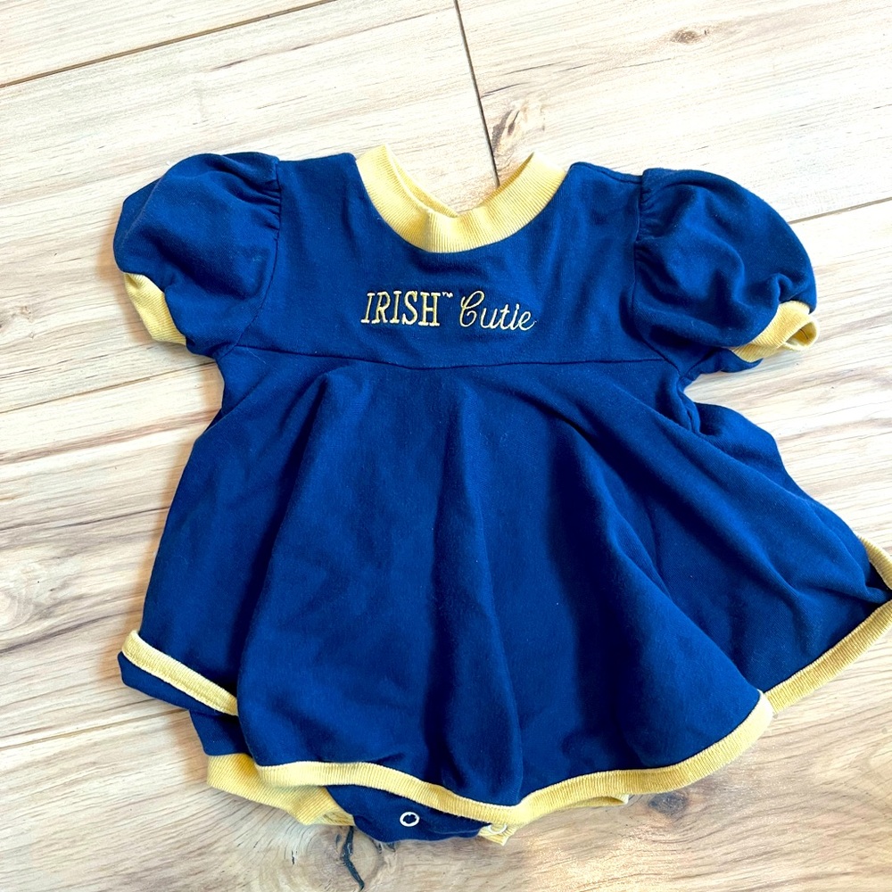 Blue and Yellow Baby Dress